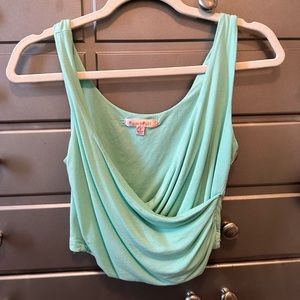 Small Aquamarine Tank Top/Crop Top